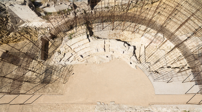 Adecuación de los restos arqueológicos del antiguo teatro romano de tárraco (sg. i a.c – sg. ii d.c), y su activación como espacio público. tarragona (2013-18) | Premis FAD 2019 | Ciudad y Paisaje