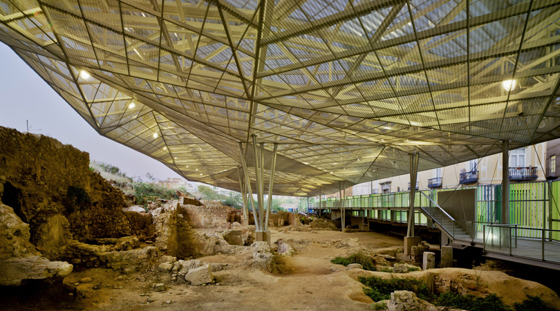 Cubierta para el parque arqueológico del molinete | Premis FAD 2012 | Arquitectura