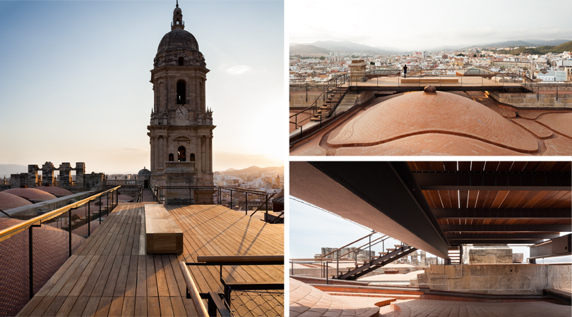 "a hombros de gigantes". recorrido de subida a las cubiertas de la catedral de málaga | Premis FAD 2015 | Ciutat i Paisatge
