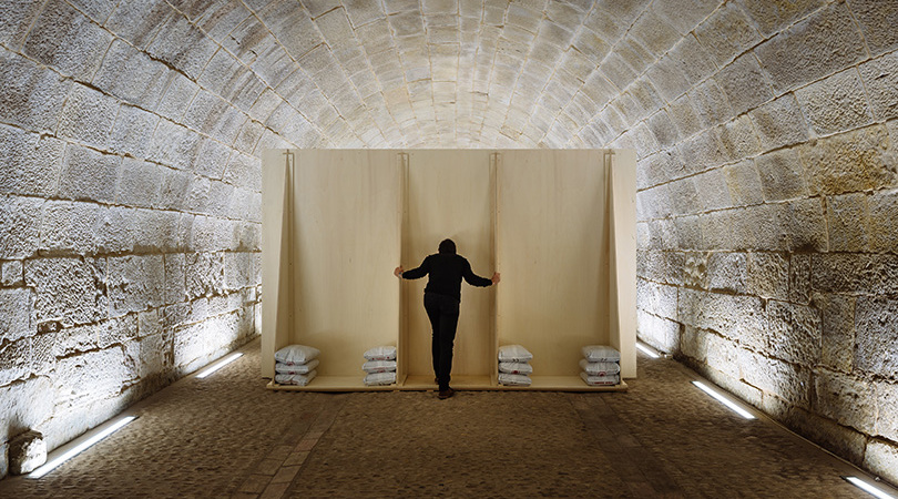 En el túnel. intervención para concéntrico 01. festival de arquitectura y diseño de logroño | Premis FAD 2016 | Intervencions Efímeres