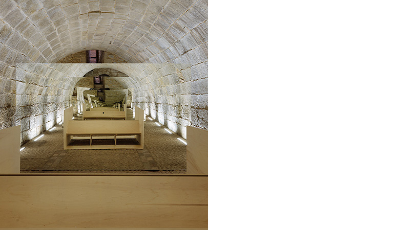 En el túnel. intervención para concéntrico 01. festival de arquitectura y diseño de logroño | Premis FAD 2016 | Intervencions Efímeres