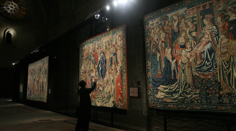 L'exposició dels tapissos de la seu vella de lleida | Premis FAD 2011 | Intervencions Efímeres