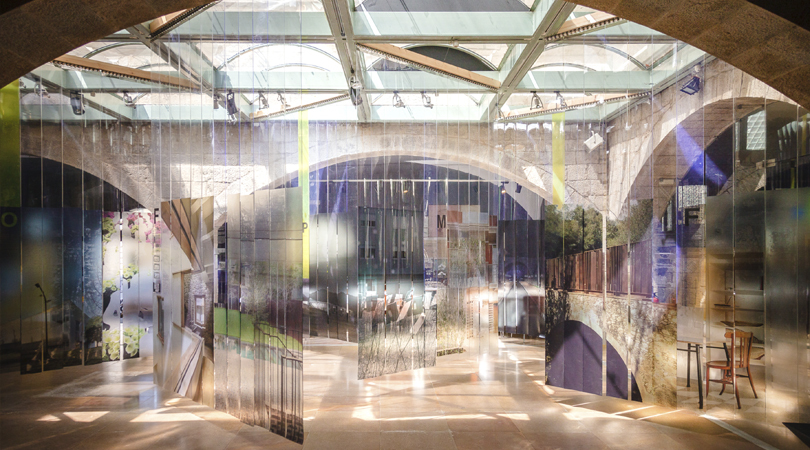 "paisatge plàstic" exposició per a la 18a edició dels premis d'arquitectura de les comarques de girona | Premis FAD 2016 | Intervencions Efímeres