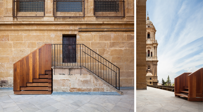 "a hombros de gigantes". recorrido de subida a las cubiertas de la catedral de málaga | Premis FAD 2015 | Ciutat i Paisatge