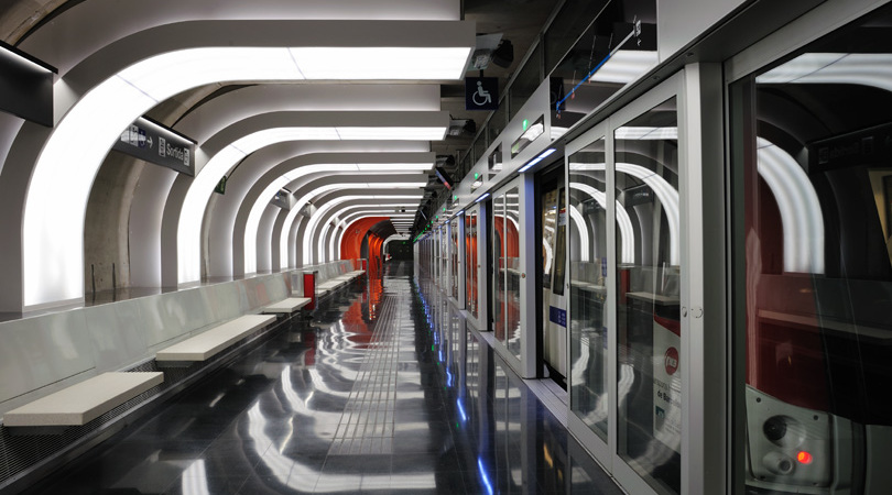 Interiorisme estació metro foneria l10s | Premis FAD 2019 | Interiorisme