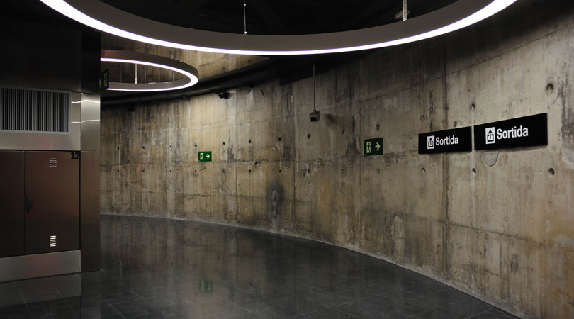 Interiorisme estació metro foneria l10s | Premis FAD 2019 | Interiorismo