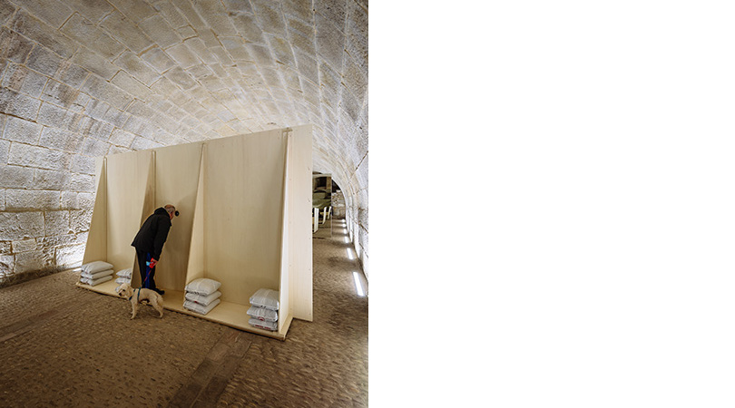 En el túnel. intervención para concéntrico 01. festival de arquitectura y diseño de logroño | Premis FAD 2016 | Intervenciones Efímeras