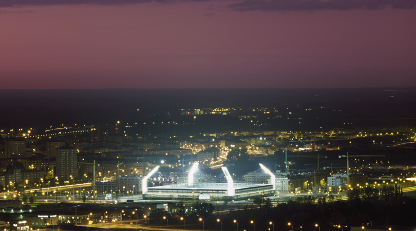 ESTADIO DE FÚTBOL "NUEVA BALASTERA" EN PALENCIA