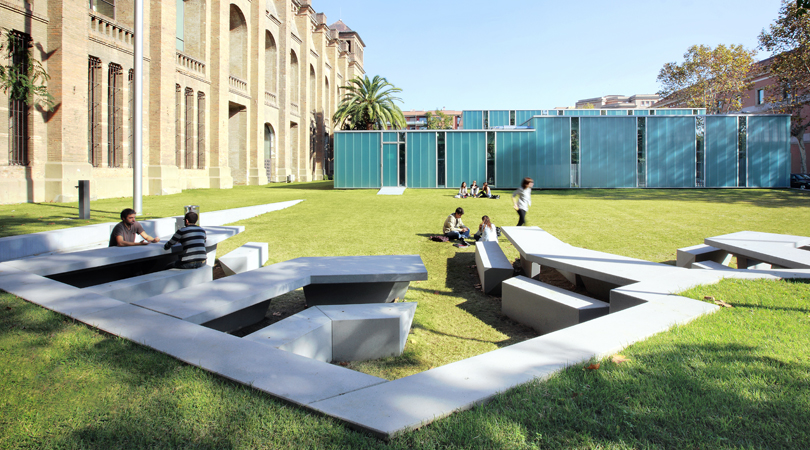 Area de lleure al campus Ciutadella de l’UPF